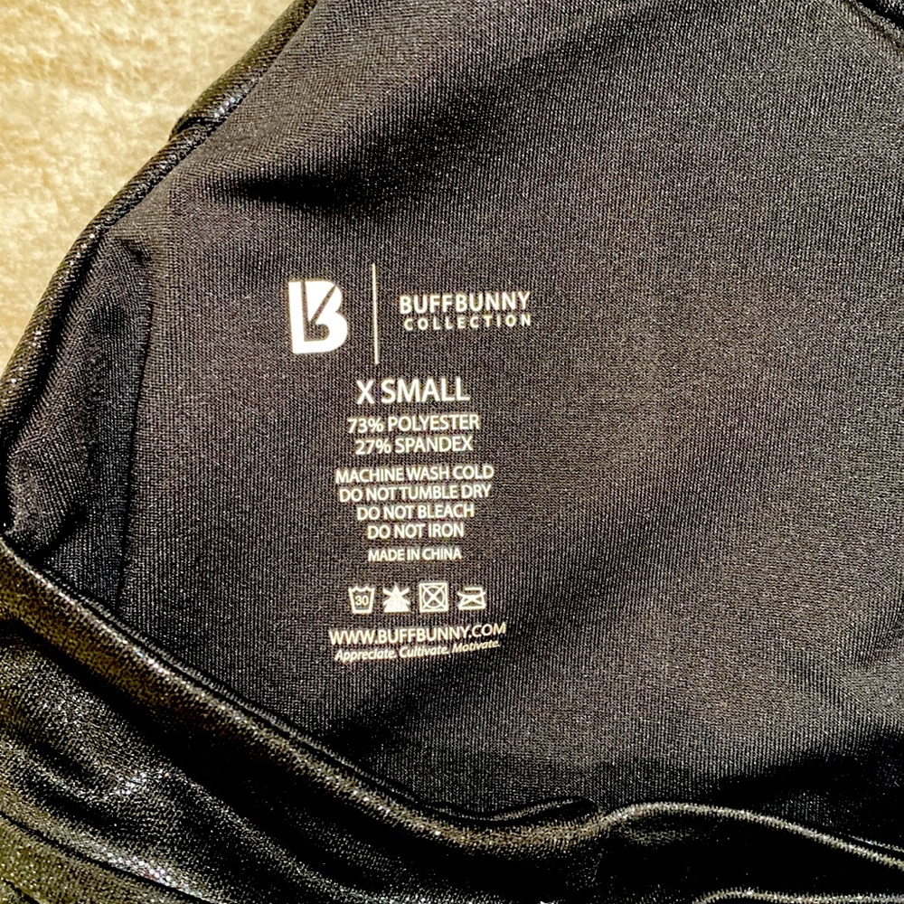 BuffBunny Rosa Bra — Shimmer Black - Picture 6 of 6